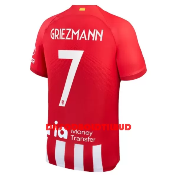 Atlético Madrid Griezmann 7 Fodboldtrøje Børn Hjemmebane 23/24