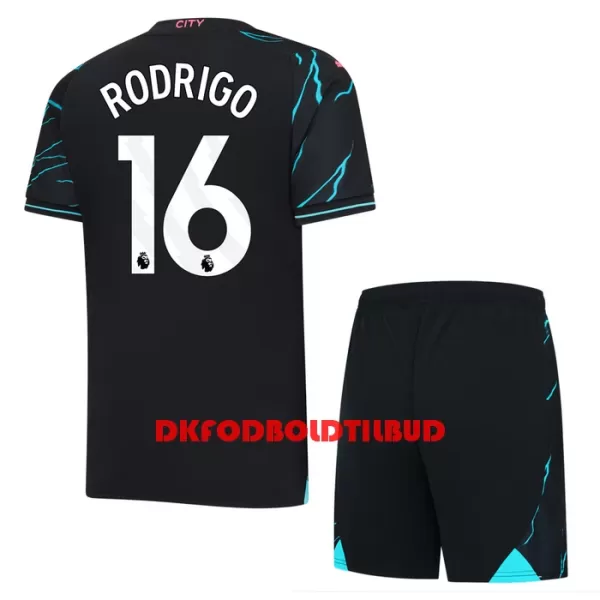 Manchester City Rodrigo 16 Fodboldtrøje Børn Tredje 23/24