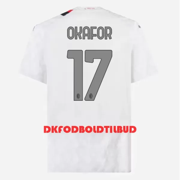 AC Milan Okafor 17 Fodboldtrøje Herre Udebane 23/24