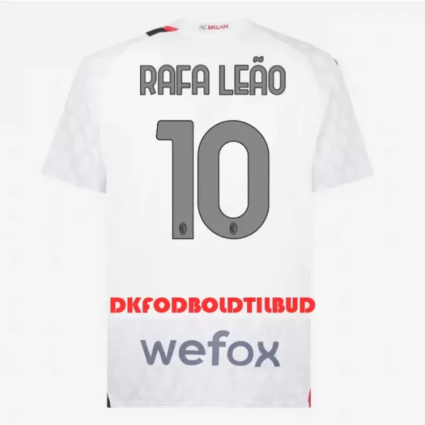 AC Milan Rafael Leao 10 Fodboldtrøje Herre Udebane 23/24