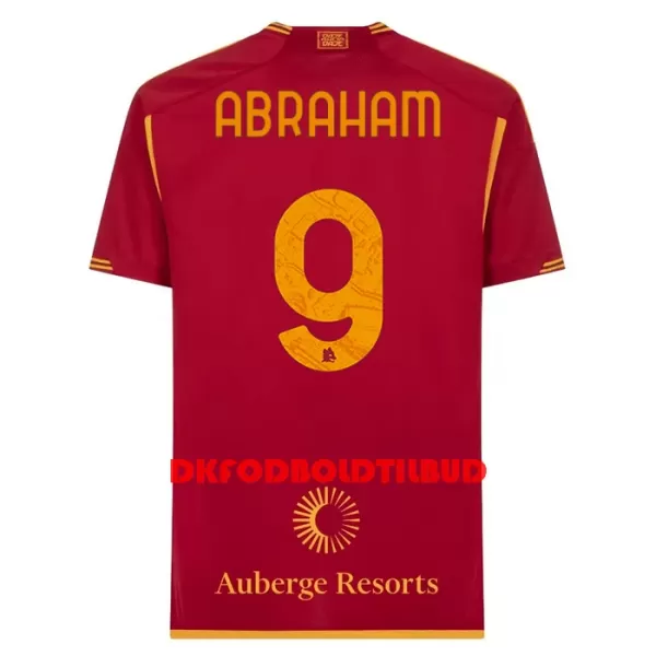 AS Roma Abraham 9 Fodboldtrøje Herre Hjemmebane 23/24