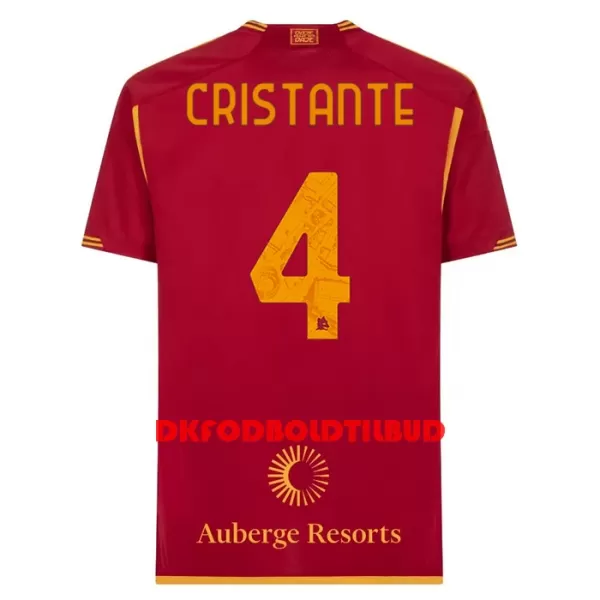 AS Roma Cristante 4 Fodboldtrøje Herre Hjemmebane 23/24