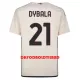 AS Roma Dybala 21 Fodboldtrøje Herre Udebane 23/24