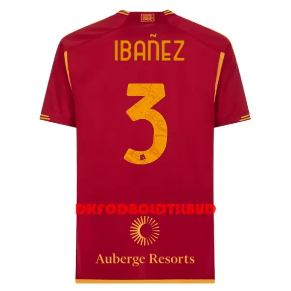 AS Roma Ibanez 3 Fodboldtrøje Herre Hjemmebane 23/24