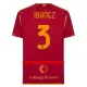 AS Roma Ibanez 3 Fodboldtrøje Herre Hjemmebane 23/24