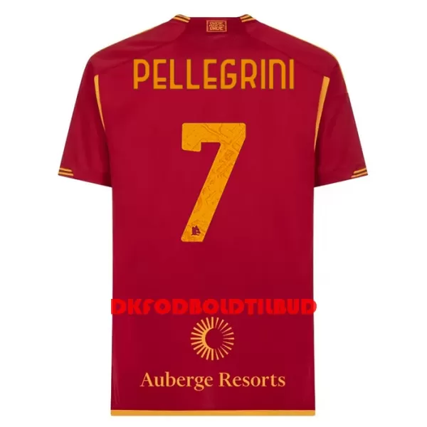 AS Roma Pellegrini 7 Fodboldtrøje Herre Hjemmebane 23/24