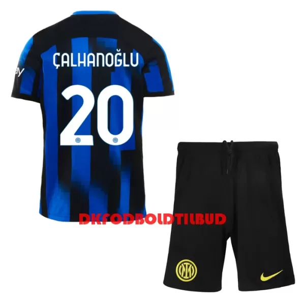 Inter Milan Calhanoglu 20 Fodboldtrøje Børn Hjemmebane 23/24