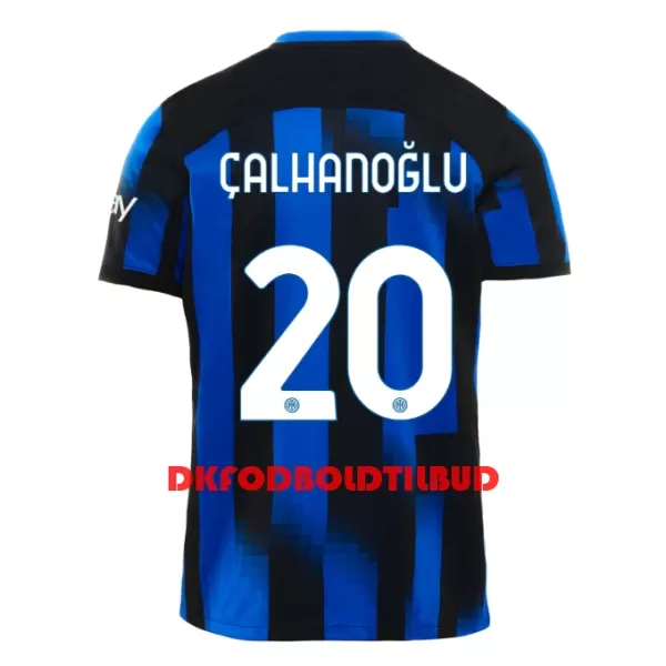 Inter Milan Calhanoglu 20 Fodboldtrøje Børn Hjemmebane 23/24