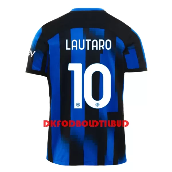 Inter Milan Lautaro Martinez 10 Fodboldtrøje Børn Hjemmebane 23/24