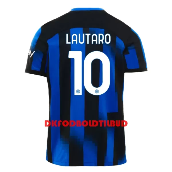 Inter Milan Lautaro Martinez 10 Fodboldtrøje Herre Hjemmebane 23/24