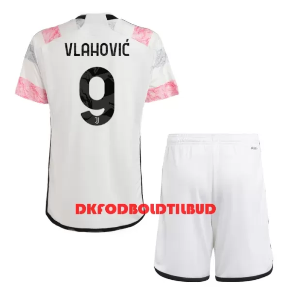 Juventus Vlahovic 9 Fodboldtrøje Børn Udebane 23/24