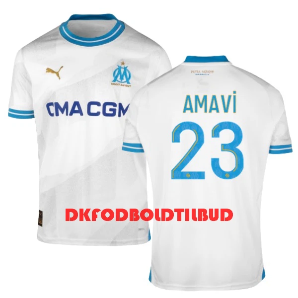 Olympique Marseille Amavi 23 Fodboldtrøje Herre Hjemmebane 23/24