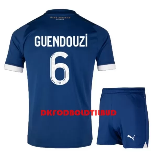 Olympique Marseille GUENDOUZI 6 Fodboldtrøje Børn Udebane 23/24