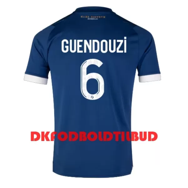 Olympique Marseille GUENDOUZI 6 Fodboldtrøje Herre Udebane 23/24