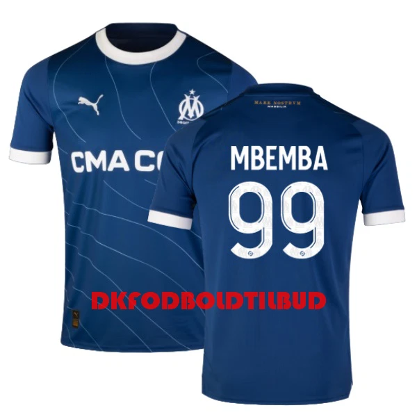 Olympique Marseille MBEMBA 99 Fodboldtrøje Herre Udebane 23/24