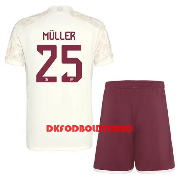 FC Bayern München Müller 25 Fodboldtrøje Børn Tredje 23/24