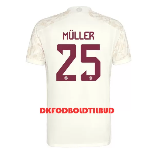 FC Bayern München Müller 25 Fodboldtrøje Herre Tredje 23/24