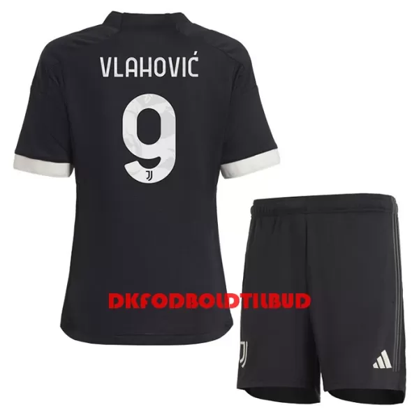 Juventus Vlahovic 9 Fodboldtrøje Børn Tredje 23/24