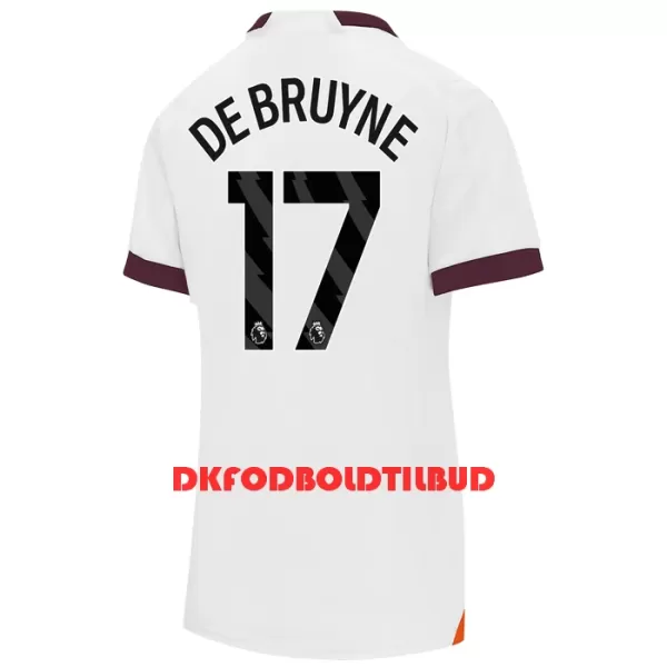 Manchester City Kevin De Bruyne 17 Fodboldtrøje Dame Udebane 23/24