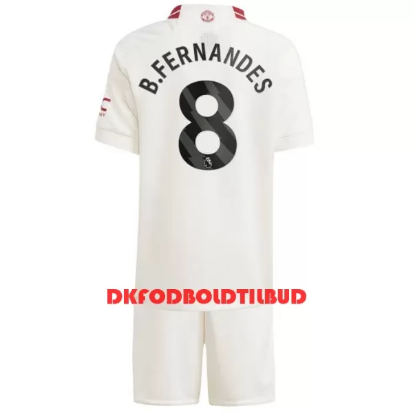 Manchester United Bruno Fernandes 8 Fodboldtrøje Børn Tredje 23/24