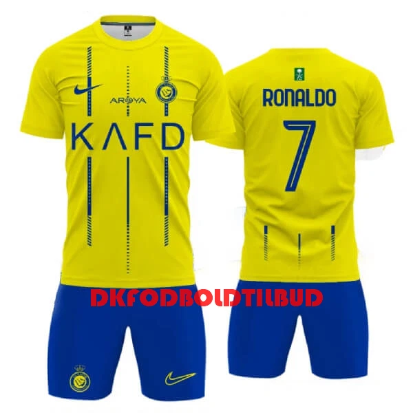 Al-Nassr FC Ronaldo 7 Fodboldtrøje Børn Hjemmebane 23/24