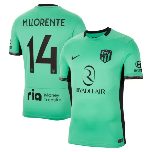 Atlético Madrid M. Llorente 14 Fodboldtrøje Herre Tredje 23/24