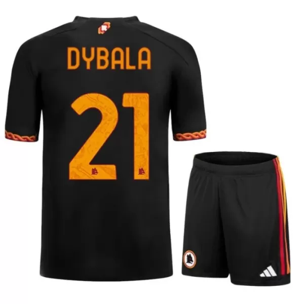 AS Roma Dybala 21 Fodboldtrøje Børn Tredje 23/24