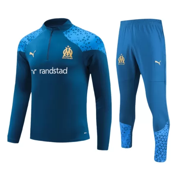 Olympique Marseille Trænings sweatshirt sæt Herre 23/24 Navy