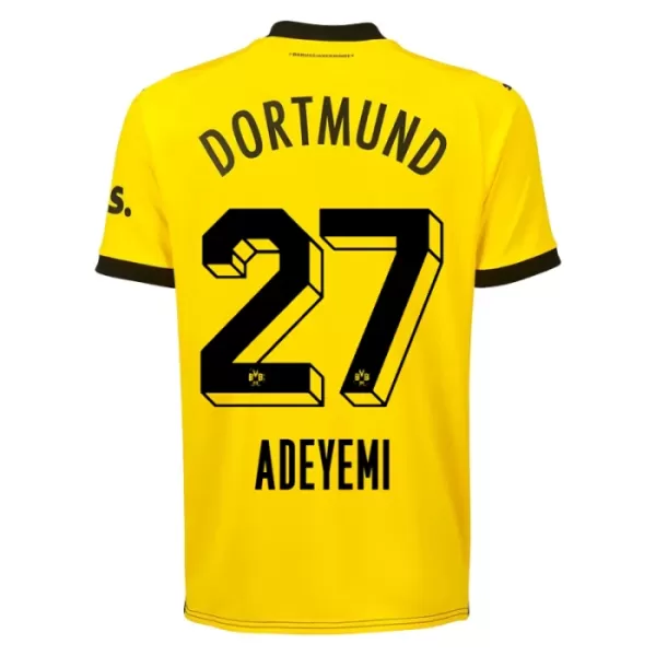 Borussia Dortmund Adeyemi 27 Fodboldtrøje Herre Hjemmebane 23/24