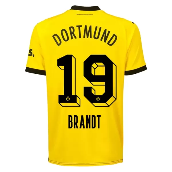 Borussia Dortmund Brandt 19 Fodboldtrøje Herre Hjemmebane 23/24