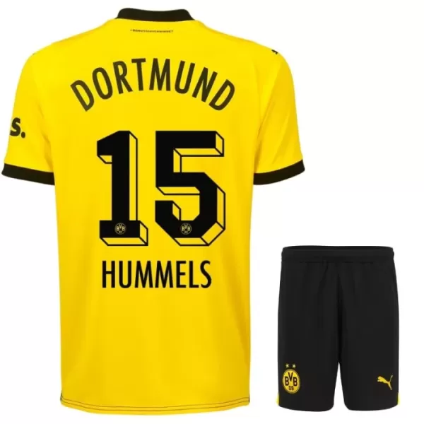 Borussia Dortmund Hummels 15 Fodboldtrøje Børn Hjemmebane 23/24