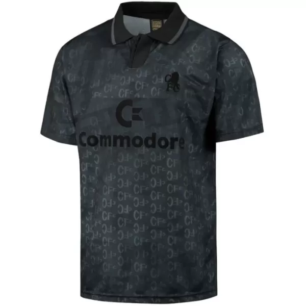 Chelsea x Score Draw Black Out Fodboldtrøje Herre Retro 2023