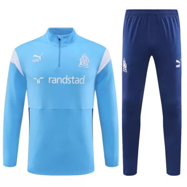 Olympique Marseille Trænings sweatshirt sæt Herre 23/24 Blå