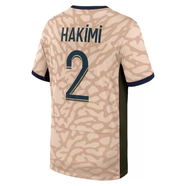 Paris Saint-Germain Hakimi 2 Fodboldtrøje Herre Fjerde Jordan 23/24