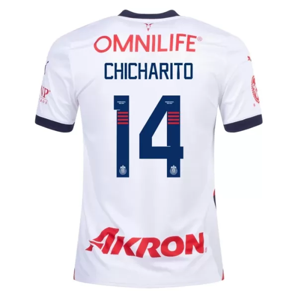 CD Guadalajara Chicharito 14 Fodboldtrøje Herre Udebane 23/24