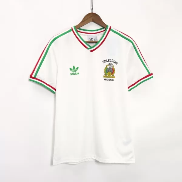 Mexico Remake Fodboldtrøje Herre 1985 Hvid