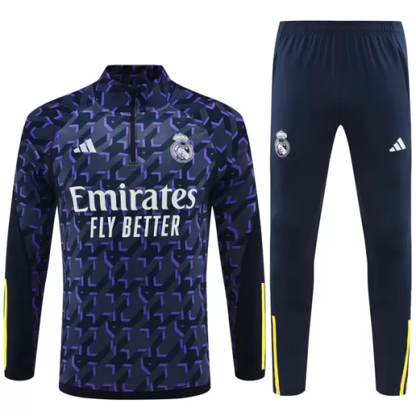 Real Madrid Trænings sweatshirt sæt Børn 23/24 Navy