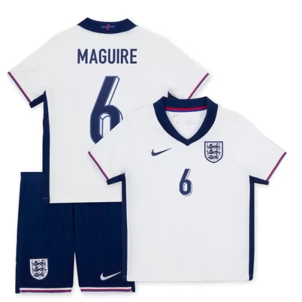 England Maguire 6 Fodboldtrøje Børn Hjemmebane EM 2024