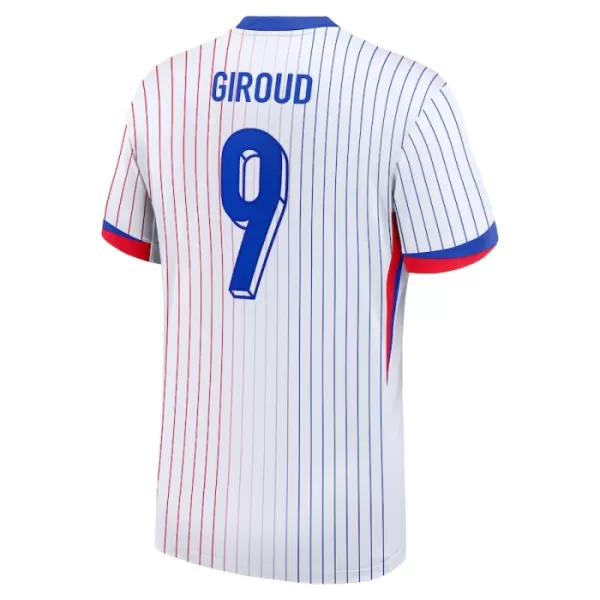 Frankrig Giroud 9 Fodboldtrøje Herre Udebane EM 2024