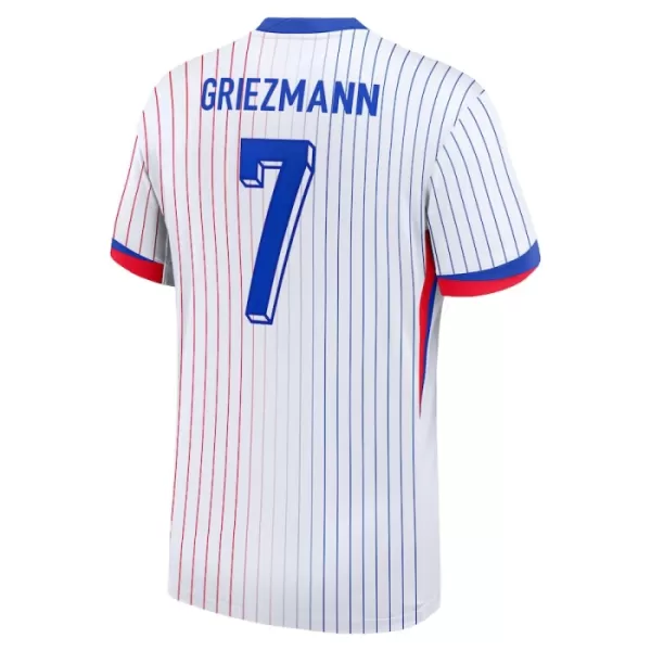 Frankrig Griezmann 7 Fodboldtrøje Herre Udebane EM 2024