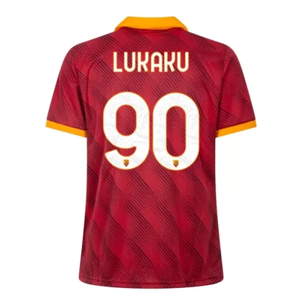 AS Roma Lukaku 90 Fodboldtrøje Herre Fjerde 23/24