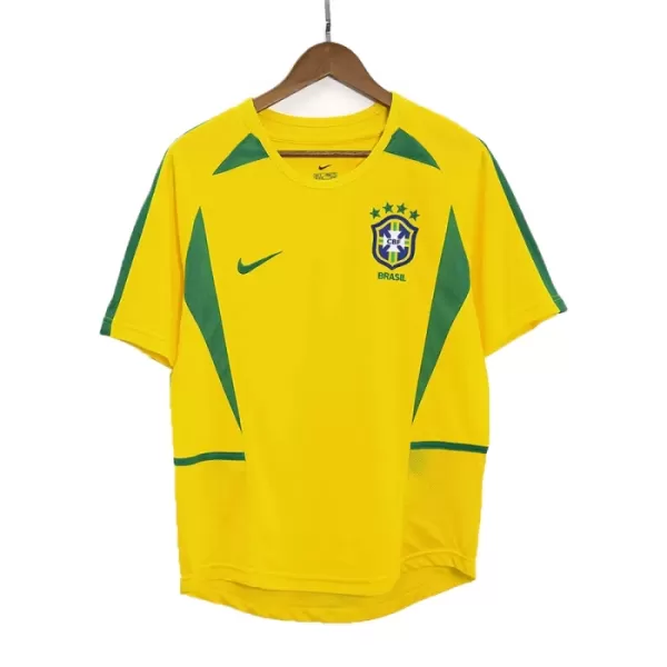 Brasilien Fodboldtrøje Herre Hjemmebane Retro 2002-03