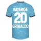 Bayer Leverkusen Alejandro Grimaldo 20 Fodboldtrøje Herre Tredje 23/24