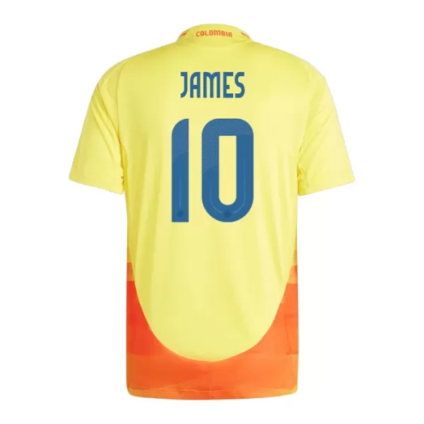 Colombia James Rodriguez 10 Fodboldtrøje Herre Hjemmebane 2024