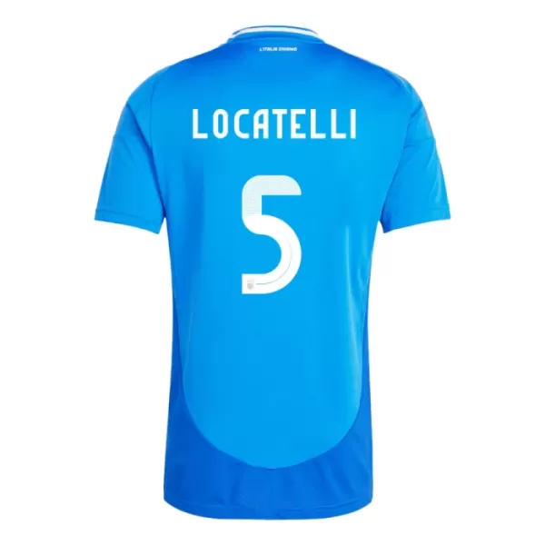 Italien Manuel Locatelli 5 Fodboldtrøje Herre Hjemmebane EM 2024