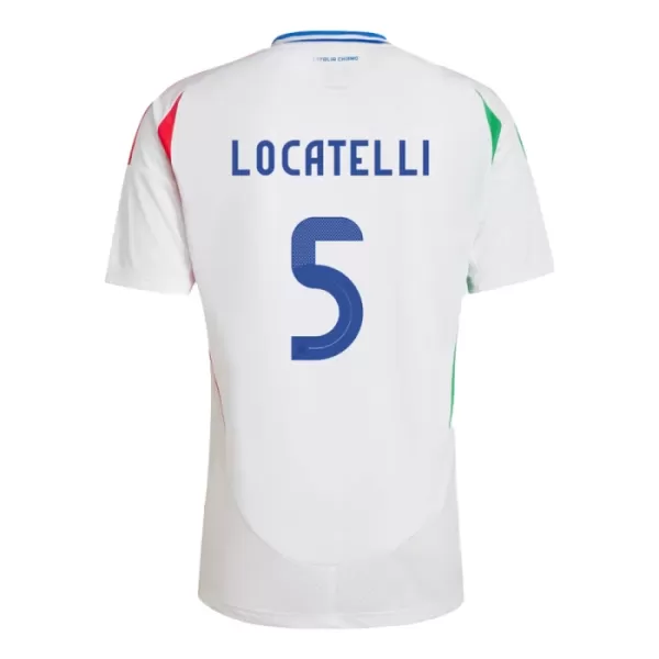 Italien Manuel Locatelli 5 Fodboldtrøje Herre Udebane EM 2024