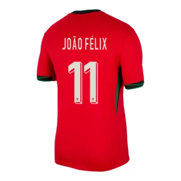 Portugal João Félix 11 Fodboldtrøje Børn Hjemmebane EM 2024