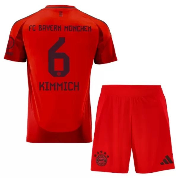 FC Bayern München Joshua Kimmich 6 Fodboldtrøje Børn Hjemmebane 24/25