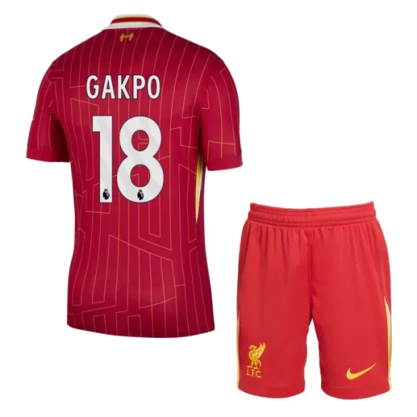 Liverpool Gakpo 18 Fodboldtrøje Børn Hjemmebane 24/25