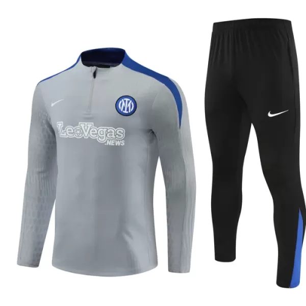 Inter Milan Trænings sweatshirt sæt Børn 24/25 Grå